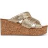 imageBlowfish Malibu Womens Abi Slide SandalGold Faux Raffia