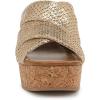 imageBlowfish Malibu Womens Abi Slide SandalGold Faux Raffia