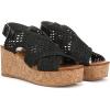 imageBlowfish Malibu Womens Andrea SandalBlack Faux Suede