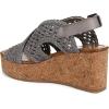 imageBlowfish Malibu Womens Andrea SandalDark Silver Metallic Fabric