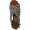 imageBlowfish Malibu Womens Andrea SandalDark Silver Metallic Fabric