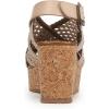 imageBlowfish Malibu Womens Andrea SandalGold Metallic Fabric