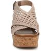 imageBlowfish Malibu Womens Andrea SandalGold Metallic Fabric