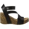 imageBlowfish Malibu Womens Hapuku Wedge SandalBlack Black Dyecut 024