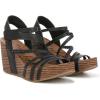imageBlowfish Malibu Womens Heidi Wedge SandalBlack Dyecut