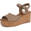 imageBlowfish Malibu Womens Aric SandalOak Tan Faux Suede
