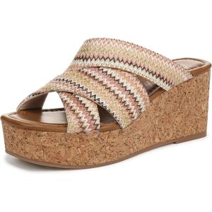 imageBlowfish Malibu Womens Abi Slide SandalMulti Zigzag Faux Raffia