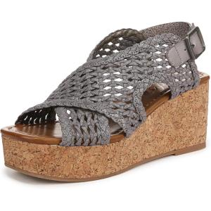 imageBlowfish Malibu Womens Andrea SandalDark Silver Metallic Fabric