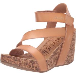 imageBlowfish Malibu Womens Hapuku Wedge SandalBeige Nude Dyecut 269