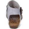 imageBlowfish Malibu Womens Balla4earth Wedge SandalShelll Recycled PlasticSmoke