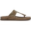 imageBlowfish Malibu Womens Lyric FlipFlopBeaded Walnut