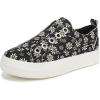 Black Daisy Print Canvas