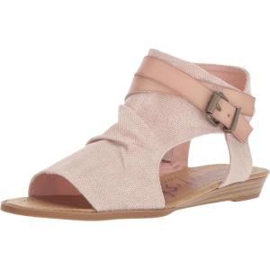 imageBlowfish Malibu Womens Balla4earth Wedge SandalBlush Rancher CanvasDyecut Pu