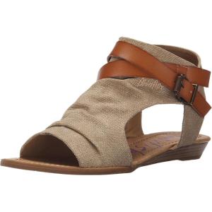 imageBlowfish Malibu Womens Balla4earth Wedge SandalDesert Sand Rancher CanvasDyecut