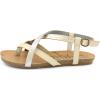 imageBlowfish Womens Granola SandalGold DileSilvermoonWhite