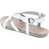 imageBlowfish Womens Granola SandalSilver Dyecut Pu