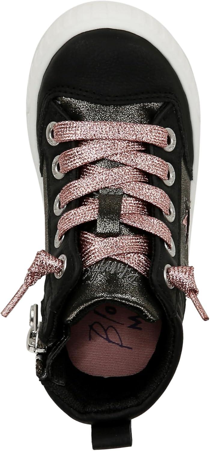 imageBlowfish Malibu Infant Girls Wanderland Toddlers Fashion High Top Sneaker Black 9 T
