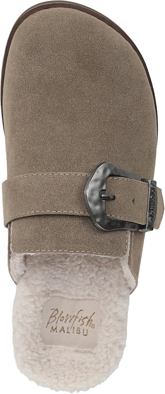 imageBlowfish Malibu Womens Sienna Cozy MuleTaupe Faux Suede
