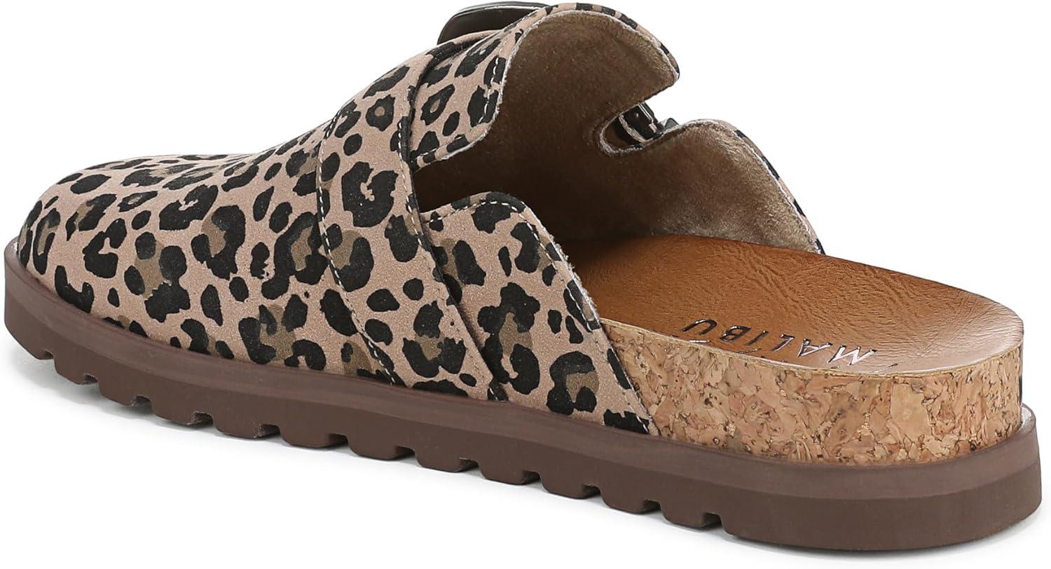 imageBlowfish Malibu Womens Sienna MuleLeopard Faux Suede