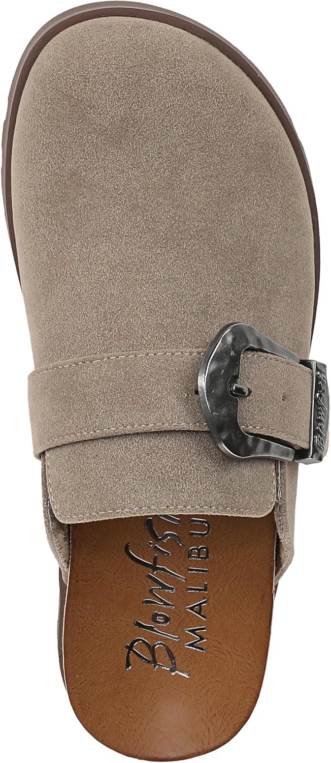 imageBlowfish Malibu Womens Sienna MuleTaupe Faux Suede