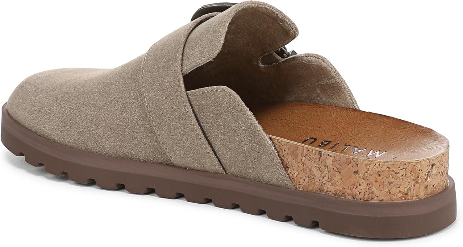 imageBlowfish Malibu Womens Sienna MuleTaupe Faux Suede