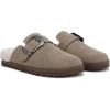 imageBlowfish Malibu Womens Sienna Cozy MuleTaupe Faux Suede