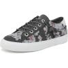 Charcoal Grey Floral Print