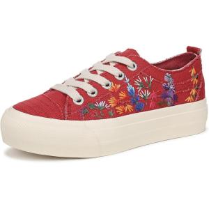 imageBlowfish Malibu Womens SadieSun SneakerPompeiian Red Canvas