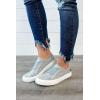 imageBlowfish Womens Marley Fashion SneakerSweet Gray Color Washed Canvas