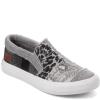 imageBlowfish Malibu Womens Maddox SneakerSmoked Snake Print Canvas Metallic Canvas Gray Leopard Camouflage