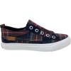 image:imageBlowfish Malibu Womens Play Slip On SneakerNavy Campus Plaid