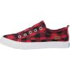 image:imageBlowfish Malibu Womens Play Slip On SneakerRed Buffalo Check