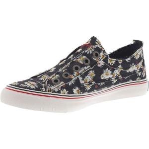 image:imageBlowfish Malibu Womens Play Slip On SneakerBlack Lazy Daisy Print Canvas