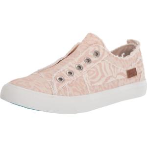 image:imageBlowfish Malibu Womens Play Slip On SneakerBlush Paper Cat Print Canvas