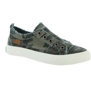 image:imageBlowfish Malibu Womens Play Slip On SneakerGrey Camoflauge Canvas