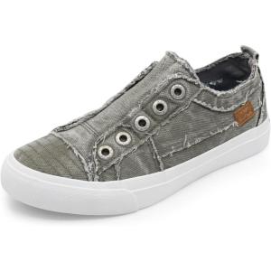 image:imageBlowfish Malibu Womens Play Slip On SneakerSweet Grey Smoked 16 Oz Canvas