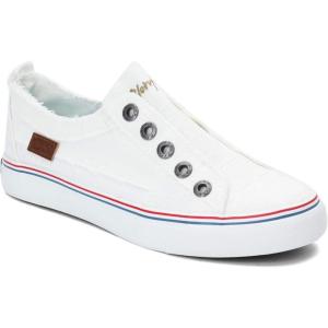 image:imageBlowfish Malibu Womens Play Slip On SneakerWhite Cozumel Linen