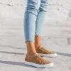 image:imageBlowfish Malibu Womens Marley SneakerDesert Caramel Color Washed Canvas
