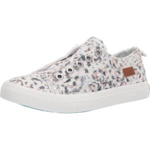 image:imageBlowfish Malibu Womens Play Slip On SneakerOff White Rainforest Leopard