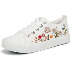 image:imageBlowfish Malibu Womens Vivid Embroidered SneakerWhite