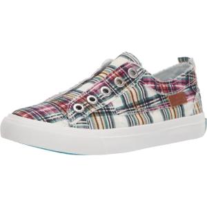 image:imageBlowfish Malibu Womens Play Slip On SneakerCream Ivy League Plaid