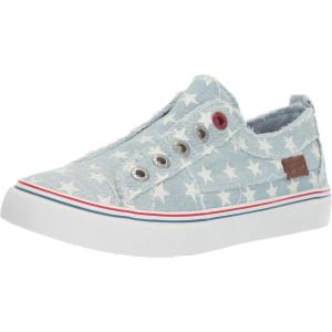 image:imageBlowfish Malibu Womens Play Slip On SneakerIce Denim Star Print Denim