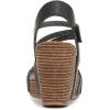 image:imageBlowfish Malibu womens HeidibWedge SandalBlack Dyecut