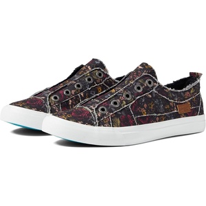 image:imageBlowfish Malibu Womens Play SneakerBlack Smashing Floral Canvas Print