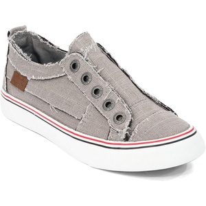 image:imageBlowfish Malibu Womens Play SneakerSteel Grey Color Washed Cozunel Linen